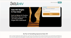 Desktop Screenshot of datehiv.com